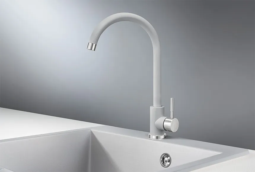 ST-4031, АЛЮМИНИУМ, СМЕСИТЕЛЬ КУХОННЫЙ