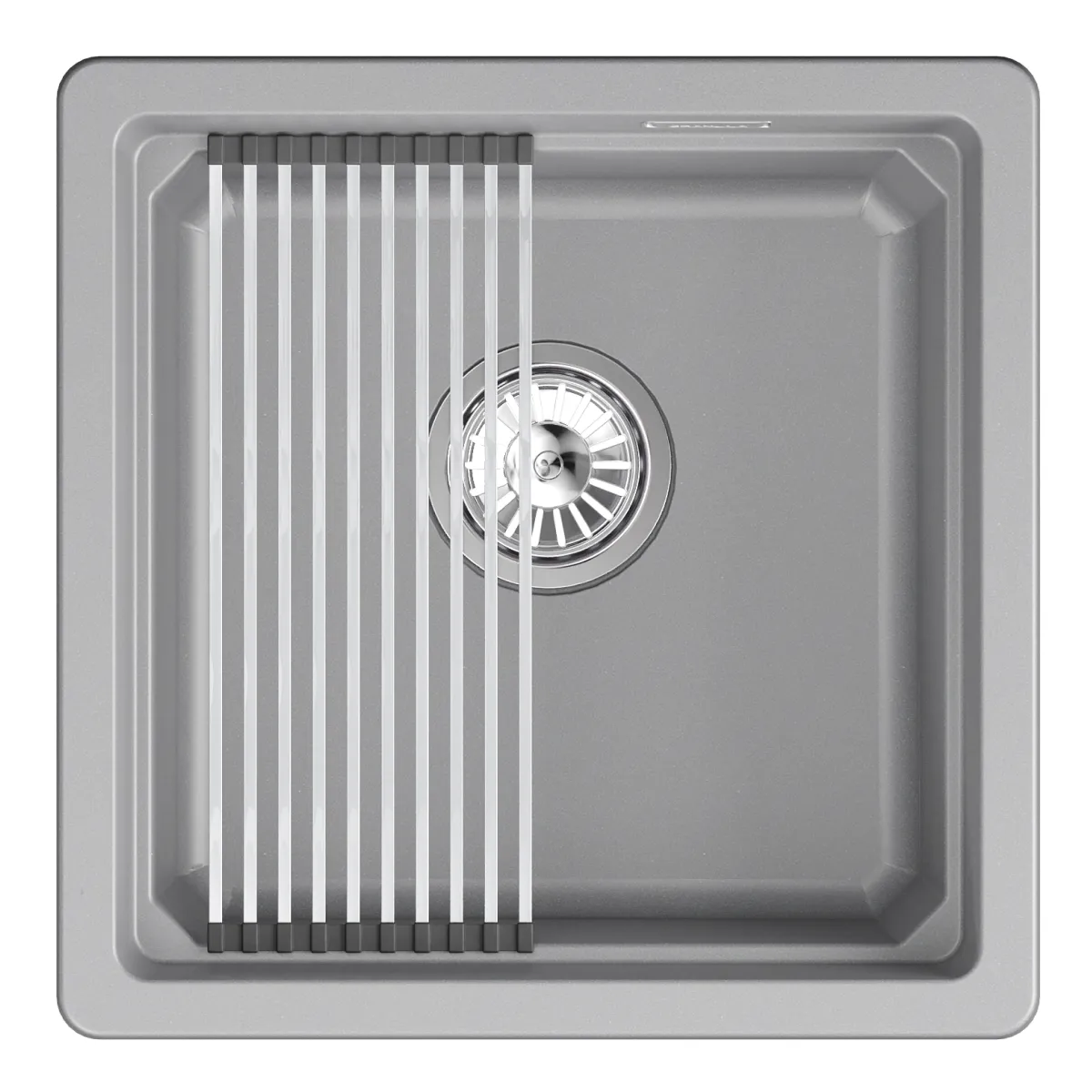 KS-4501iU, АЛЮМИНИУМ, кухонная мойка, кварц